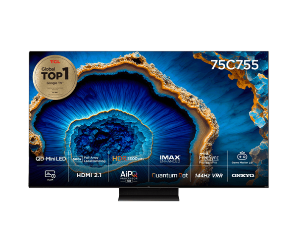 [TCL] 4K QD-Mini LED 구글 UHD TV 75인치 벽걸이형