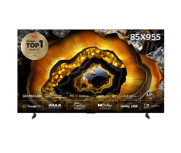 [TCL] 4K QD-Mini LED 구글 UHD TV 85인치 스탠드형