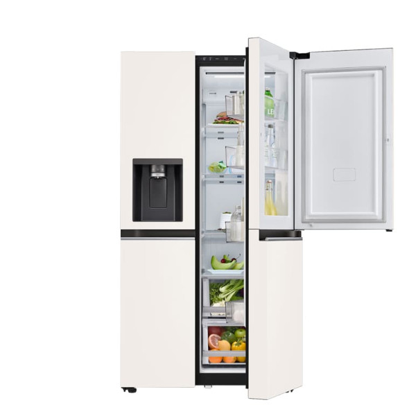 LG 디오스 오브제컬렉션 얼음정수 냉장고(베이지/베이지) 810L 2등급