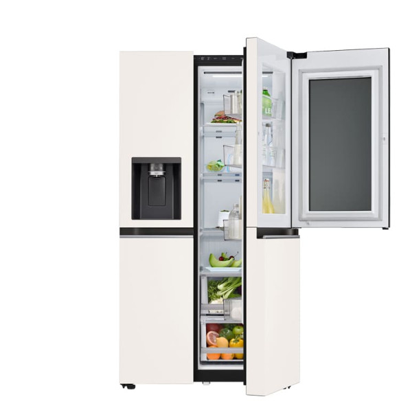 LG 디오스 오브제컬렉션 얼음정수 냉장고(베이지/베이지) 810L 2등급