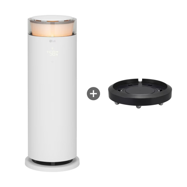 LG 퓨리케어 오브제컬렉션 하이드로에센셜 가습기 (에센스 화이트) + 무빙휠 정수필터 6개월 주기교체