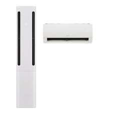 [LG] 휘센 오브제컬렉션 쿨 사계절에어컨 1시리즈 2in1 냉난방기 16평형+6평형 (에센스 화이트)