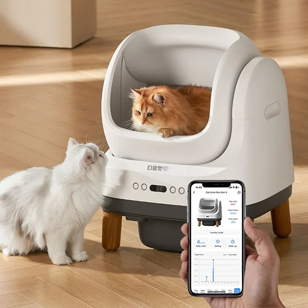 디클펫 모리 고양이 자동 화장실 오픈형