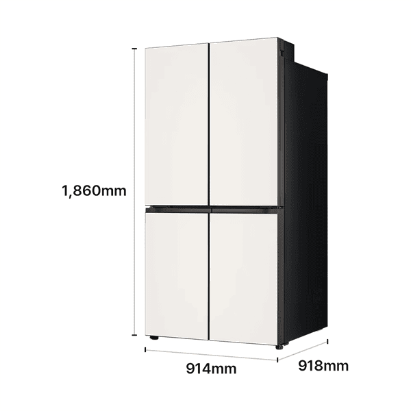 LG 디오스 AI 오브제컬렉션 냉장고 (매직스페이스) 870L 1등급