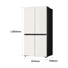 LG 디오스 AI 오브제컬렉션 냉장고 Fit & Max 650L 2등급