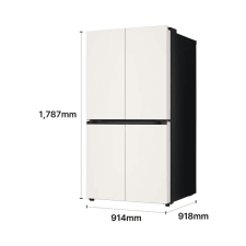 LG 디오스 AI 오브제컬렉션 STEM 베이직 냉장고 860L