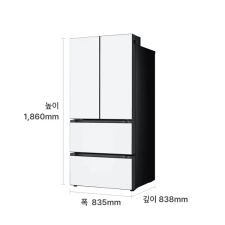 LG 디오스 AI 오브제컬렉션 김치톡톡 491L 2등급