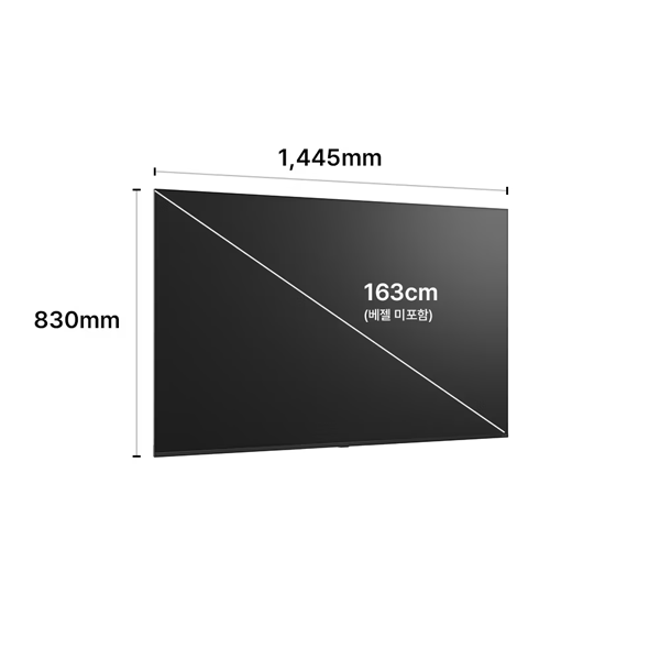 LG QNED evo AI 163cm TV (65인치)
